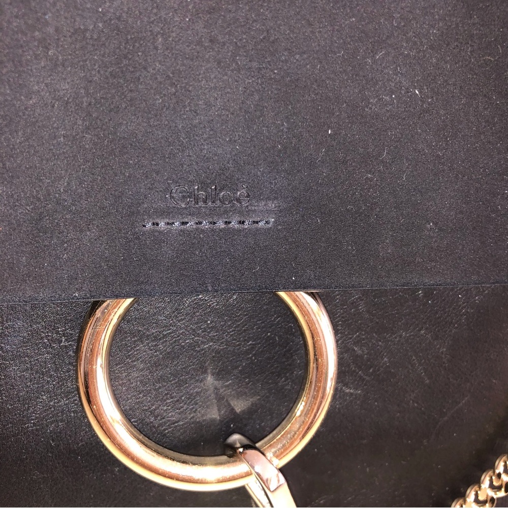 Chloe Black Suede and Leather Faye Bag - Picture 7 of 15